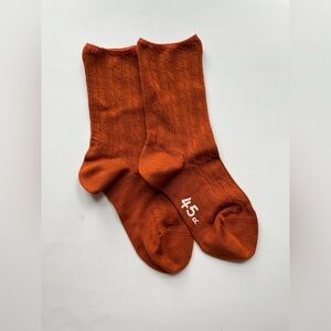 Rusty Orange Women's Casual Socks